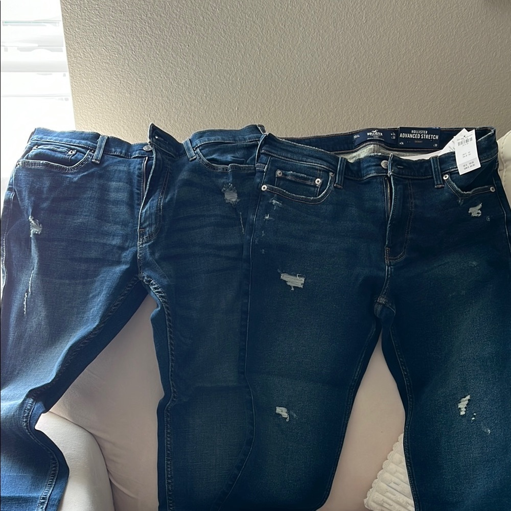 Hollister Blue Skinny Jeans Modern Fit